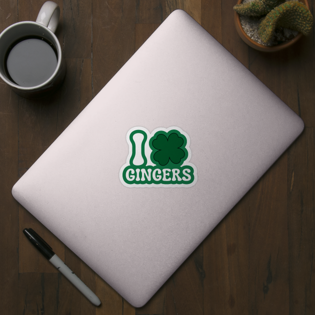 I Love Gingers by Creatifly Graphic Tees